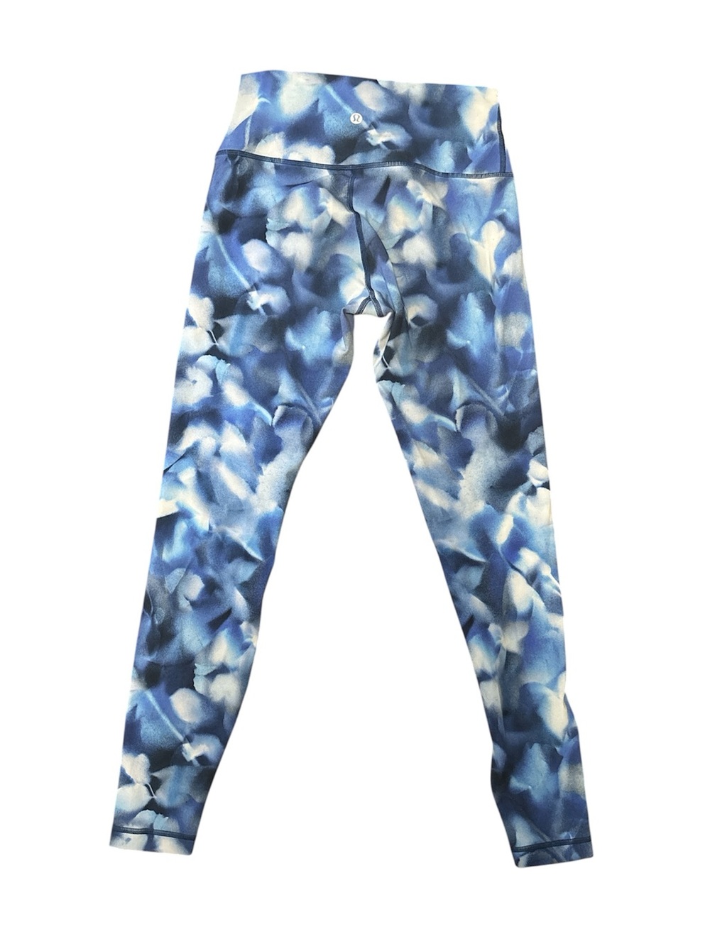 Lululemon Blue and white Leggings Women’s Size: 4 - Picture 2 of 4